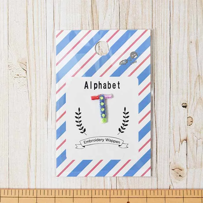 ２Way接着ワッペン　ミニアルファベット