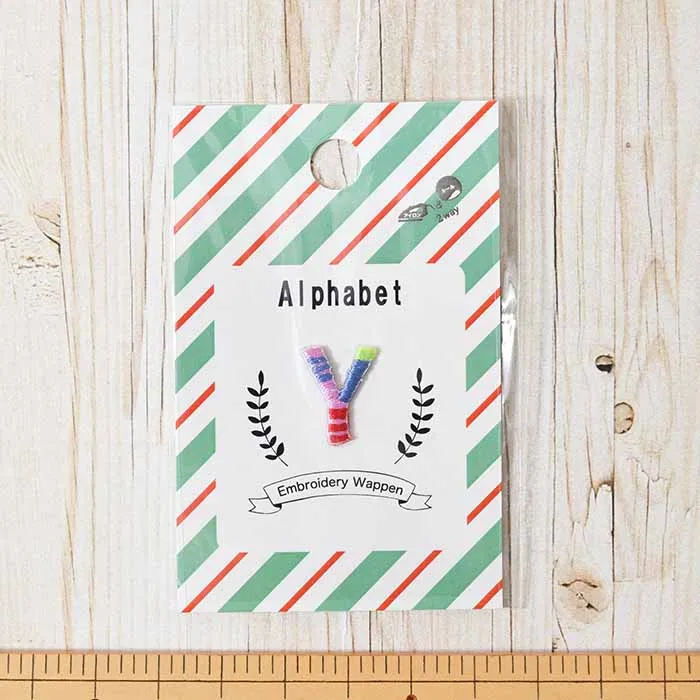 ２Way接着ワッペン　ミニアルファベット