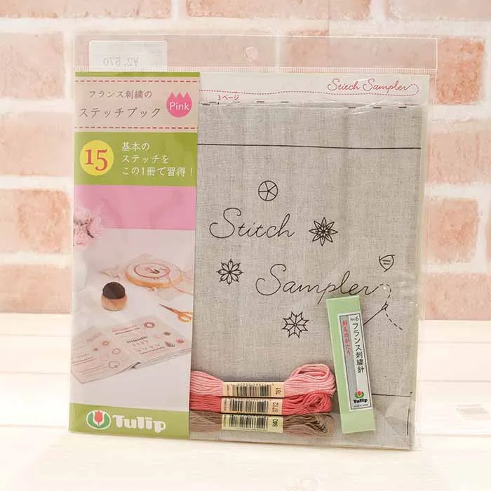 フランス刺しゅうのスケッチブックキット