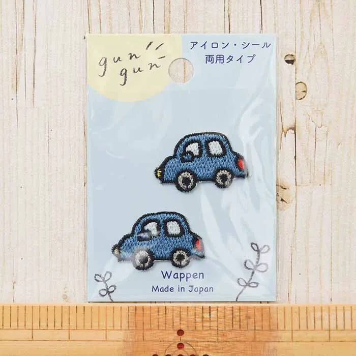 2way接着ワッペン　gun gun 車