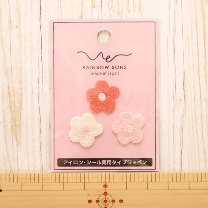 2wayワッペン　REINBOW SONS　花