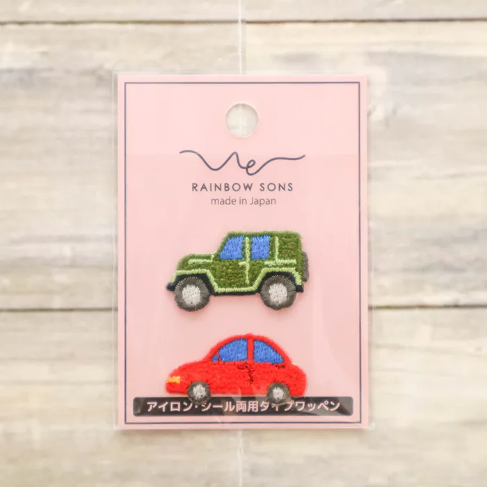 2wayワッペン　RAINBOW SOUNS　くるま