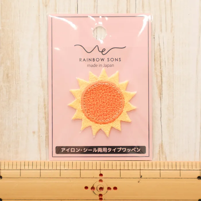 2way ワッペン　RAINBOW SONS　おひさま
