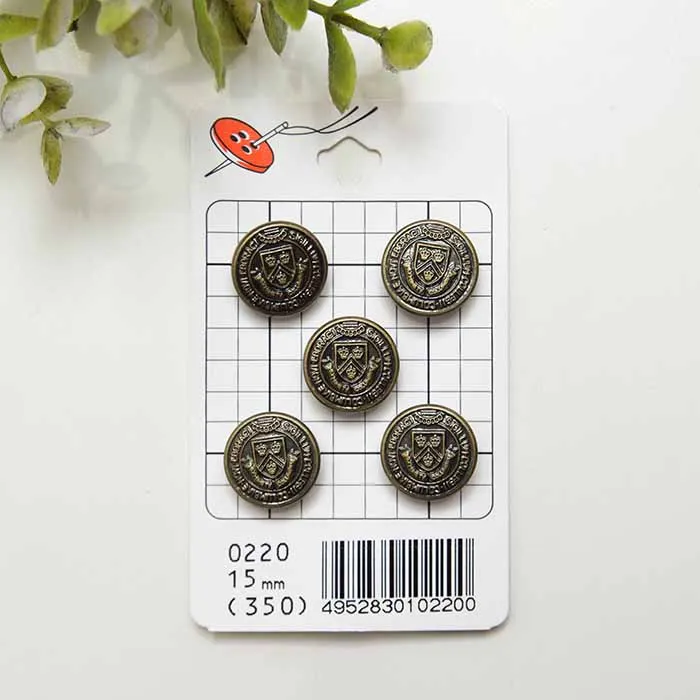 プラスチックボタン　15mm