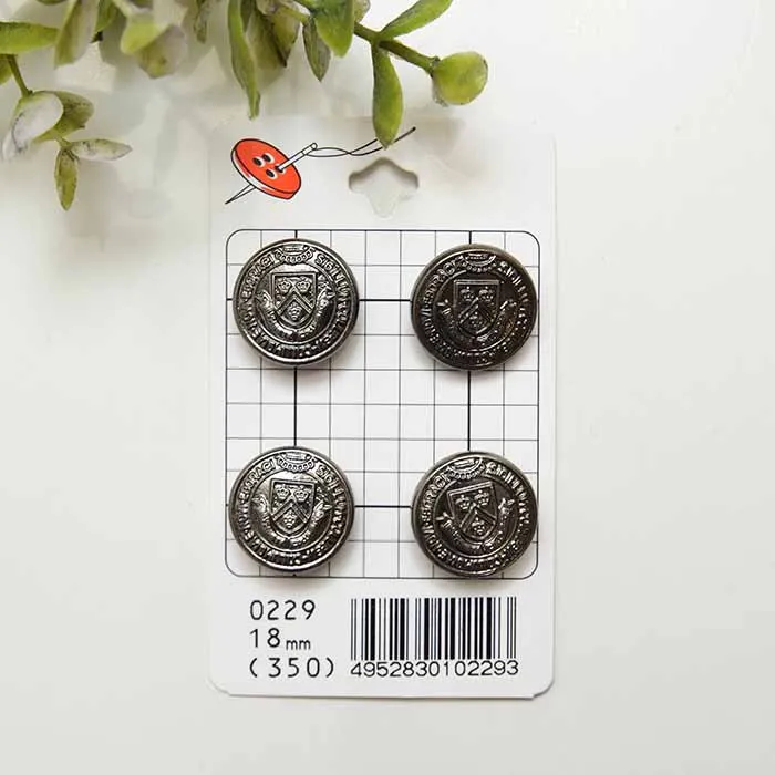 プラスチックボタン　18mm