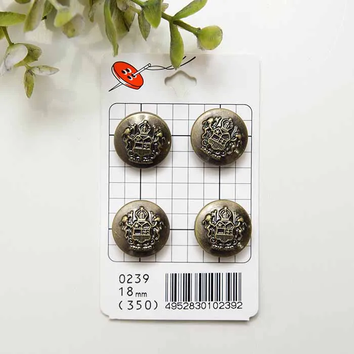 プラスチックボタン　18mm