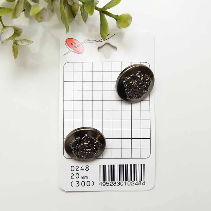 プラスチックボタン　20mm