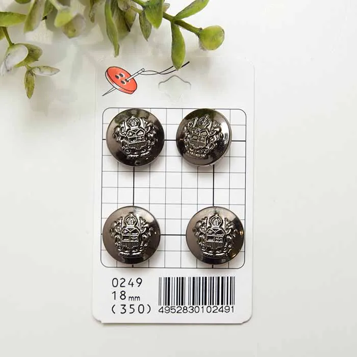 プラスチックボタン　18mm