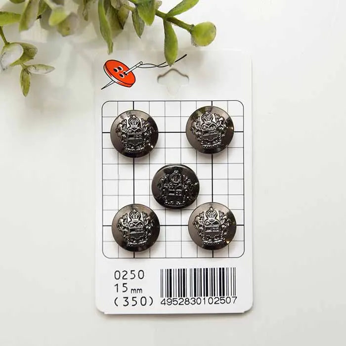 プラスチックボタン　15mm