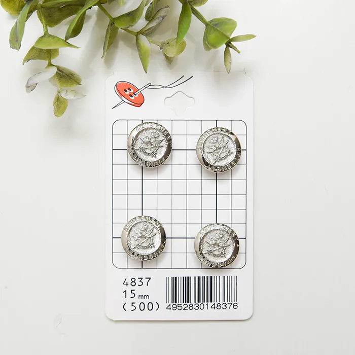 プラスチックボタン　15mm