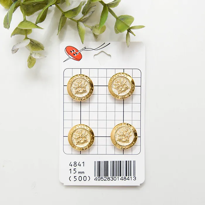 プラスチックボタン　15mm