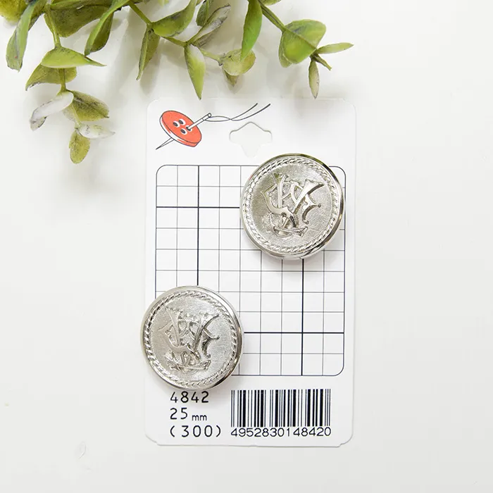 プラスチックボタン　25mm