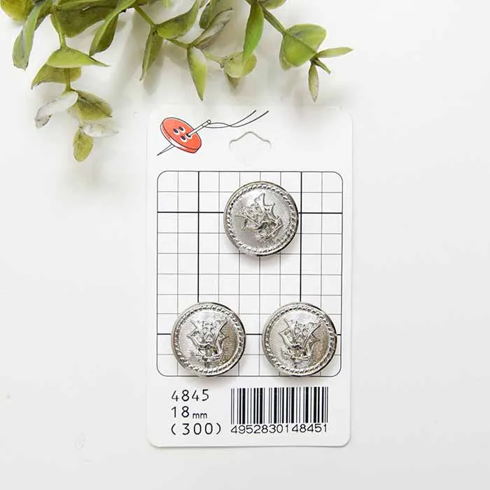 プラスチックボタン　18mm