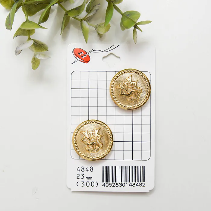 プラスチックボタン　23mm