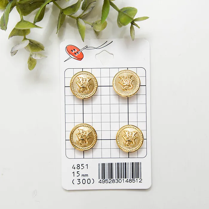 プラスチックボタン　15mm