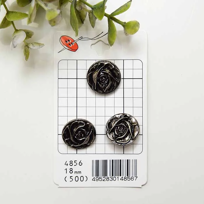 プラスチックボタン　18mm