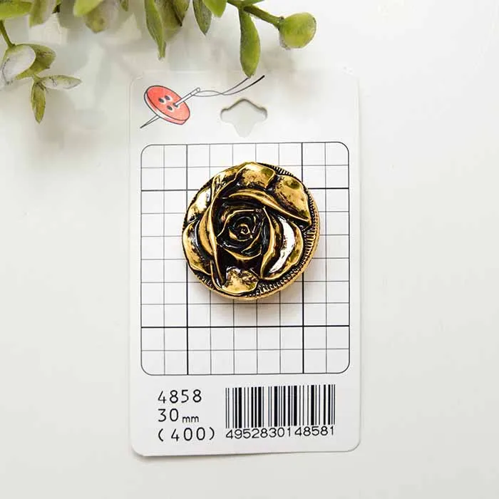 プラスチックボタン　30mm