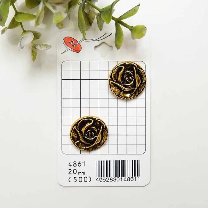 プラスチックボタン　20mm