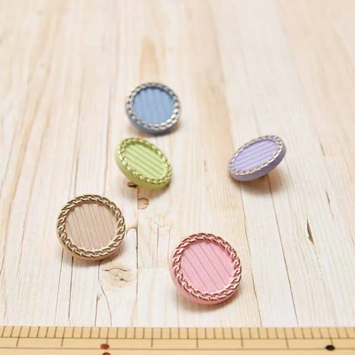 箱ボタン　マカロンカラー　18mm