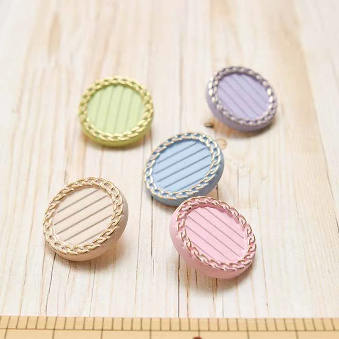 箱ボタン　マカロンカラー　21mm
