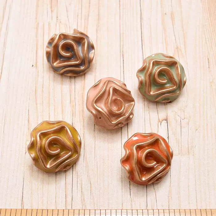 ハナエポボタンローズ　22mm