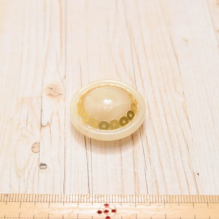 スパンコールボタン　30mm