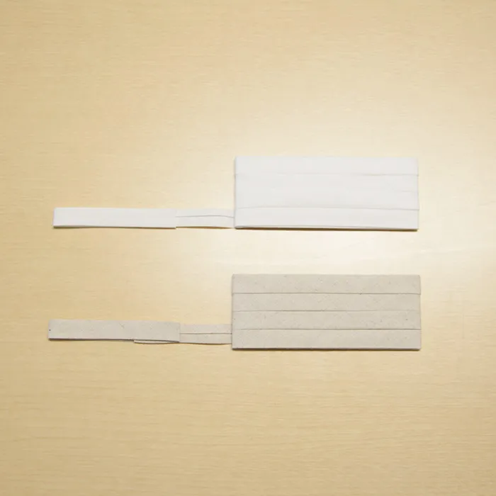 麻バイアステープ　両折12.7（無地）