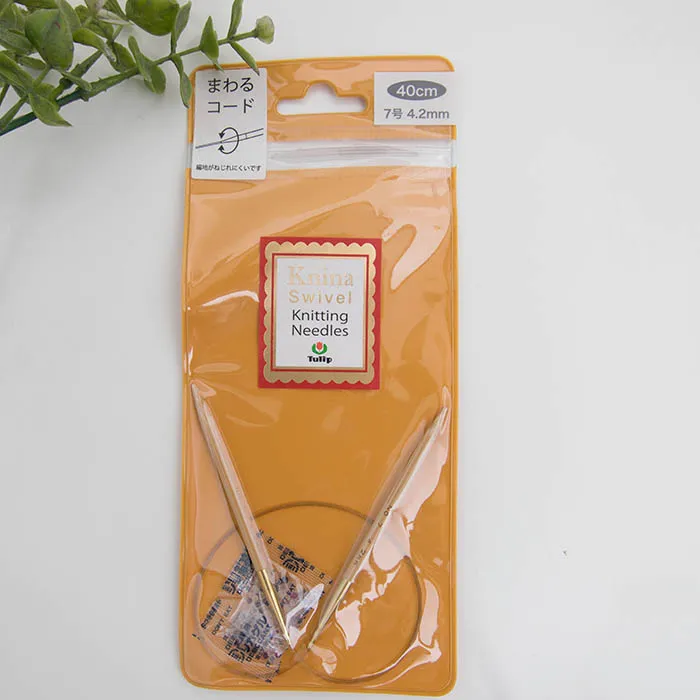 ニーナスイベルニッティングニードル竹輪針40cm