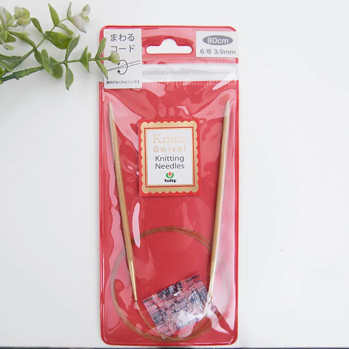 ニーナスイベルニッティングニードルズ竹輪針80cm