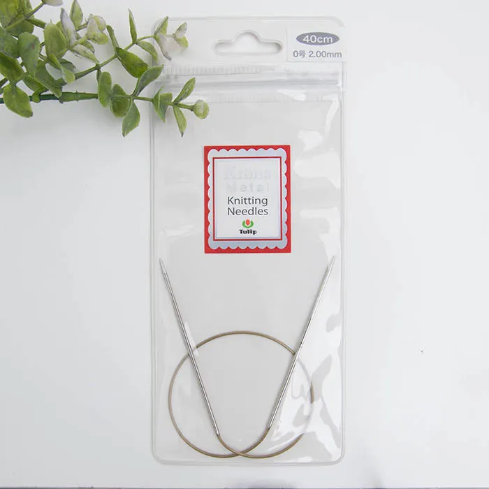 ニーナメタルニッティングニードル輪針40cm