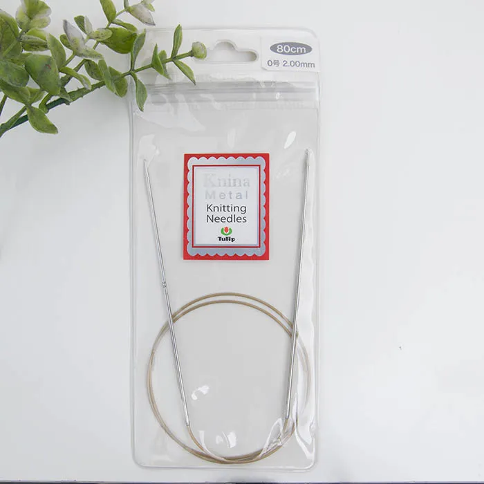 ニーナメタルニッティングニードル輪針80cm