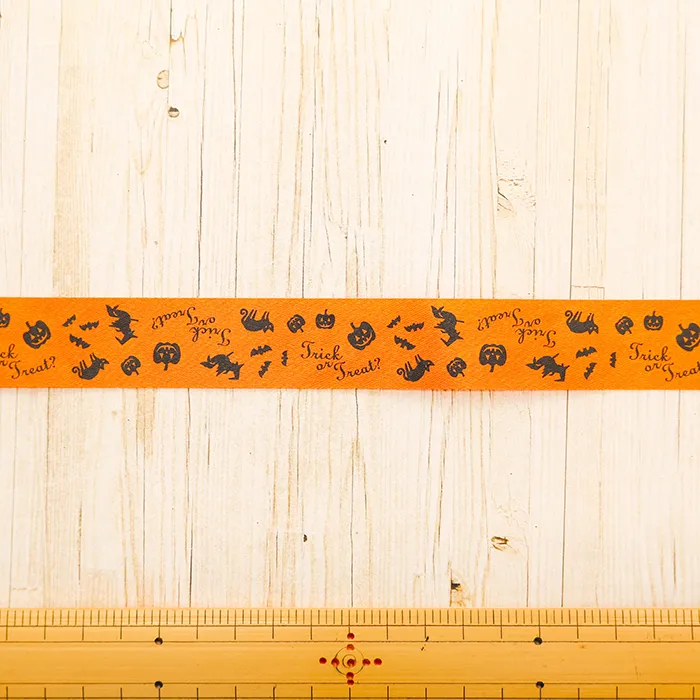 リボン　ハロウィン　24ｍｍ
