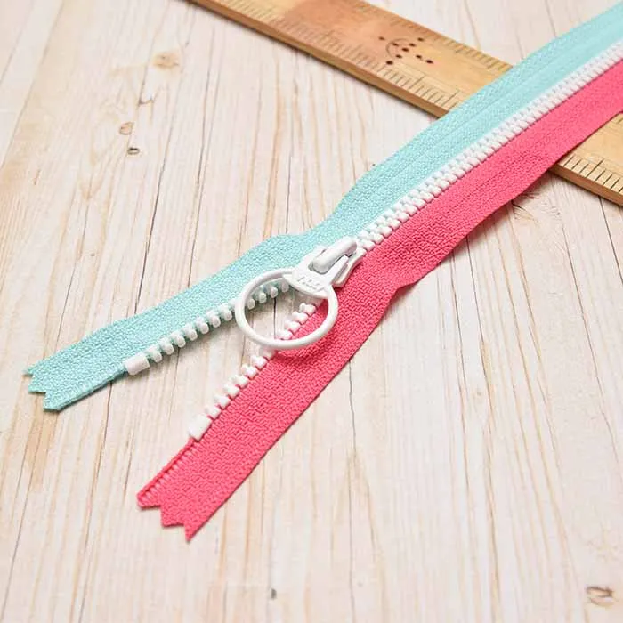 ビスロンファスナー　バイカラー　20cm