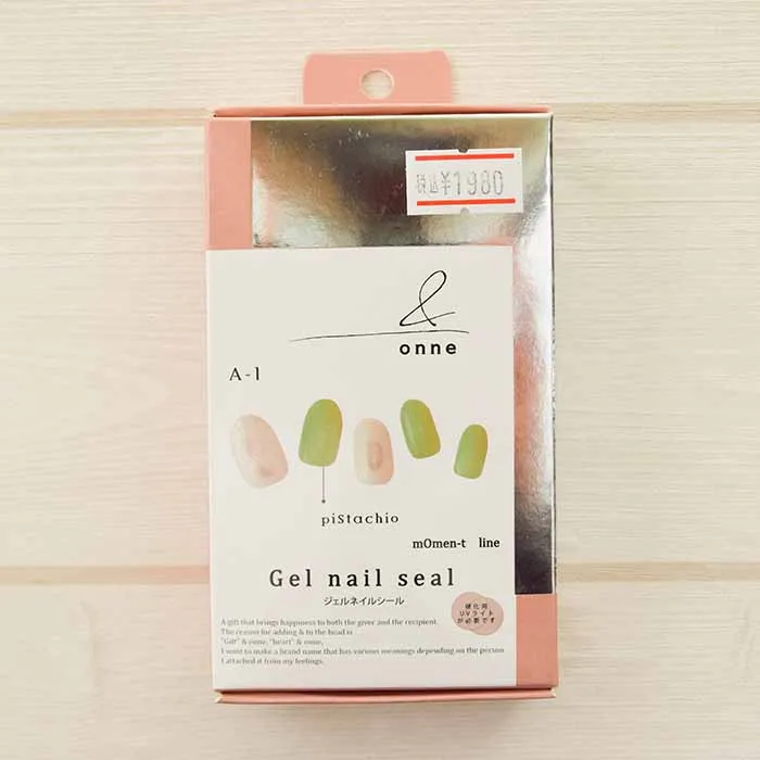 &onne（アンドオンネ）ジェルネイルシール momen-t line