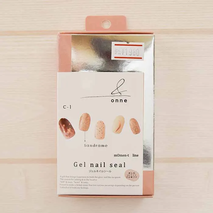 &onne（アンドオンネ）ジェルネイルシール momen-t line