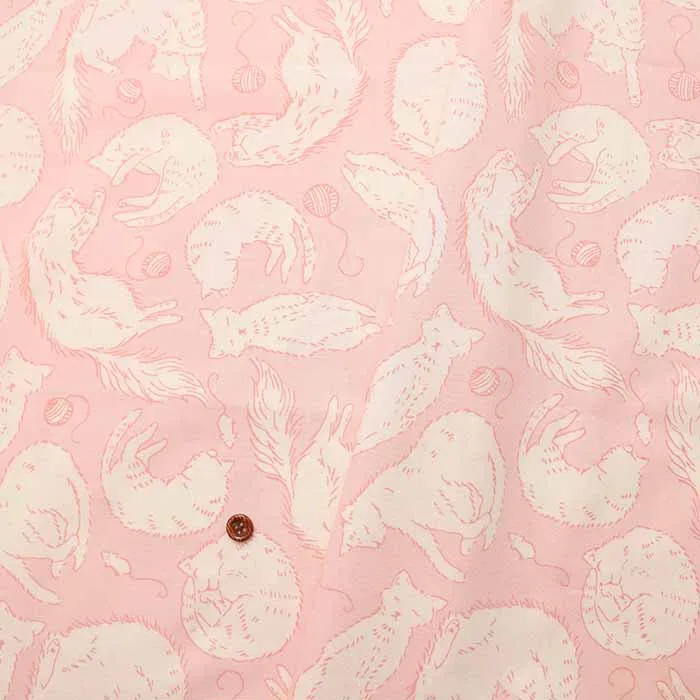 USAコットン　moda　Here kitty kitty