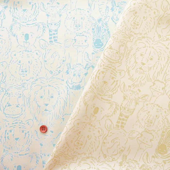 USAコットンプリント生地　moda　ANIMAL PARK FUN