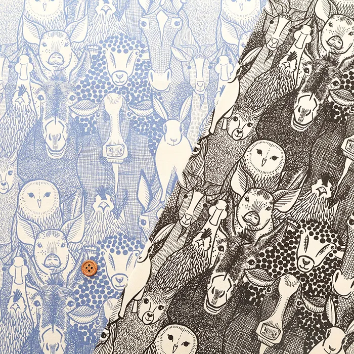 USAコットンプリント生地　moda THE HENHOUSE