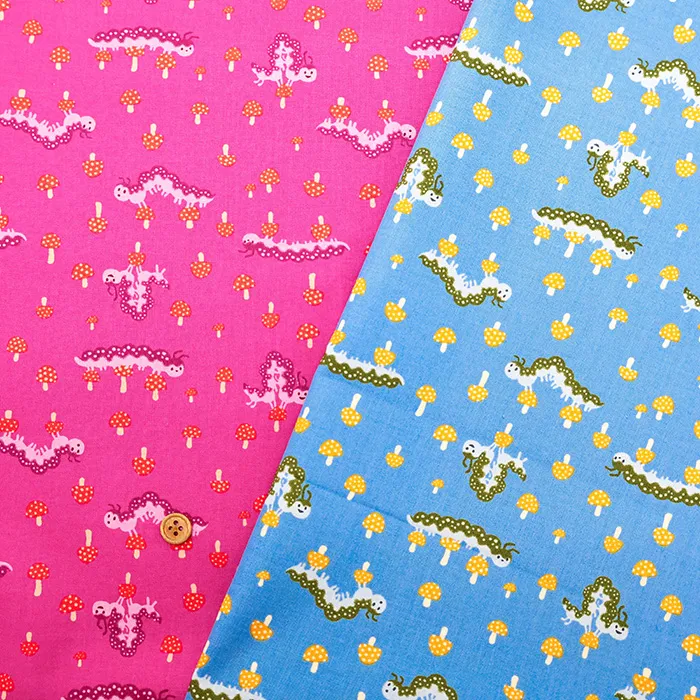 USAコットンプリント生地　moda　Ruby Star Society　HELLO ALICE　いもむし