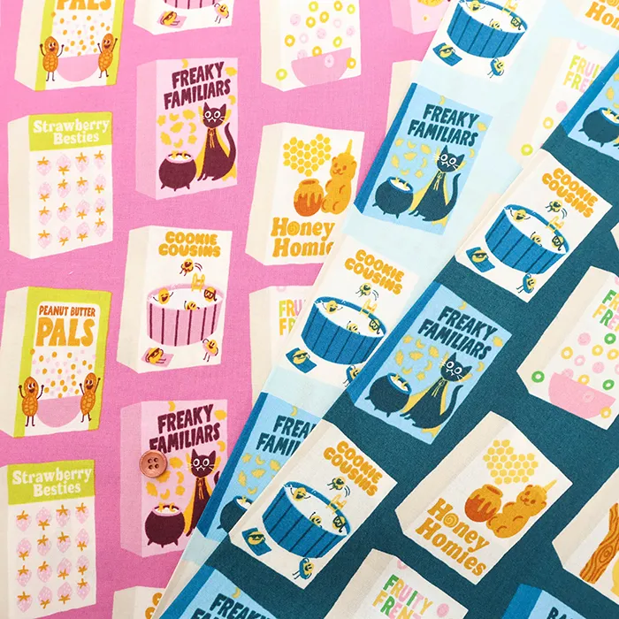 USAコットンプリント生地　moda Ruby star society Egg and Friends  Breakfast