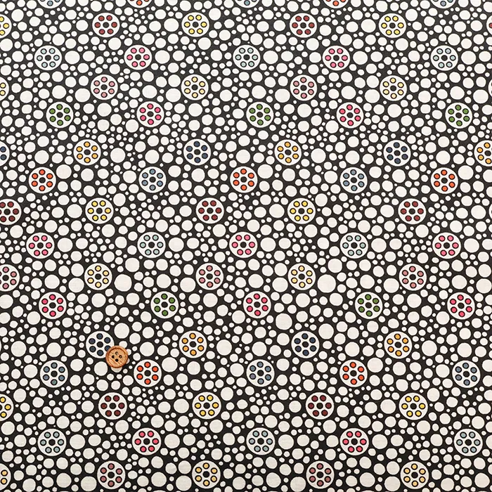 USAコットンプリント生地　FREE SPIRIT　ボビン