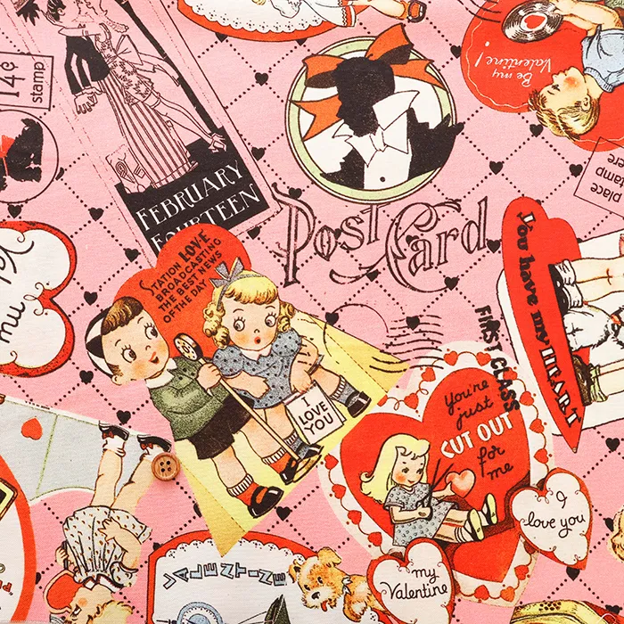 USAコットンプリント生地　RILEY BLAKE　Take Heart