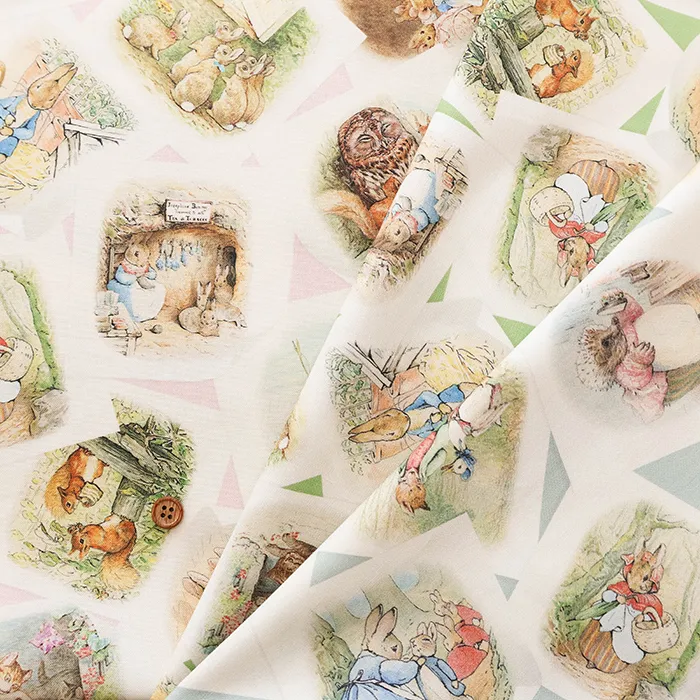 USAコットンプリント生地　RILEY BLAKE　Peter Rabbit & Friends