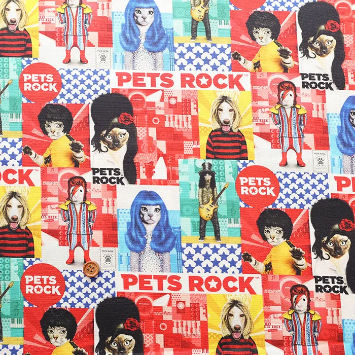 USAコットン　MICHAEL MILLER Pets rock patch