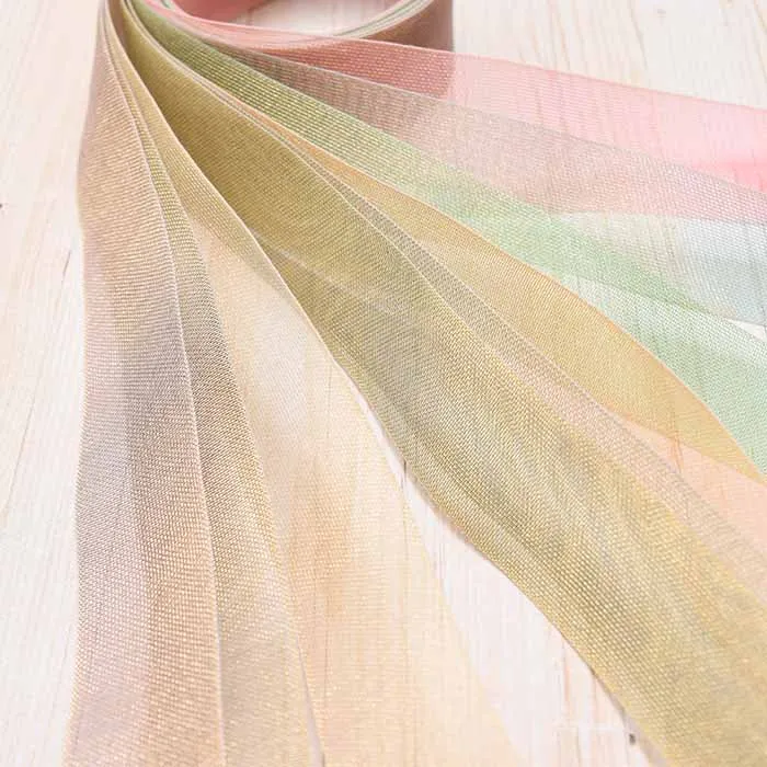 メタリックリボン　約25mm幅