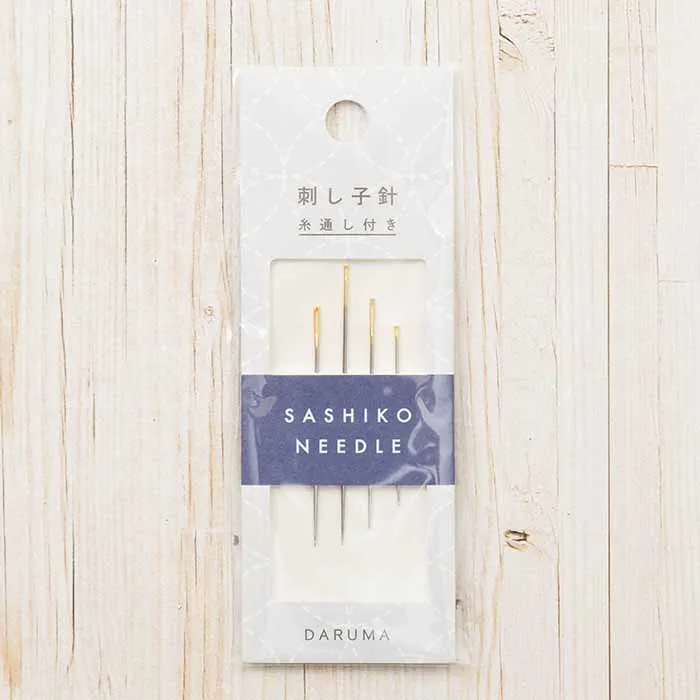 刺し子針　糸通し付き