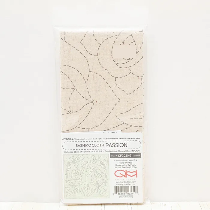 刺繍布　刺し子クロス　SASHIKO CLOTH　＜PASSION＞