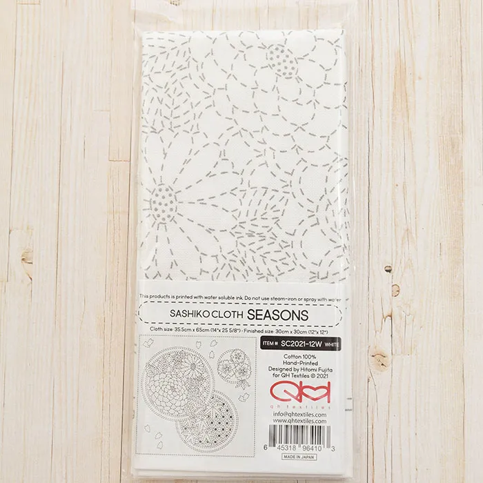 刺繍布「刺し子クロス」SASHIKO CLOTH “SEASONS”