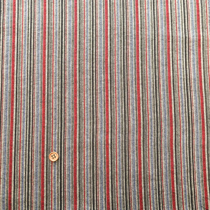 中国製　コットン先染生地　和調ストライプ　細（1h-036-2360-1）