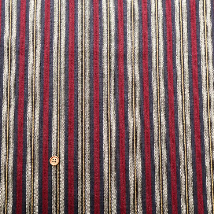 中国製　コットン先染生地　和調ストライプ　太（1h-036-2360-2）